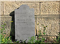 Slate headstone in Radford churchyard