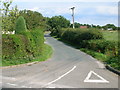 Minor road towards Bielby