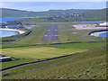 HU4009 : Runway from Compass Head by Colin Smith