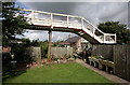 The old footbridge at Hassendean Station