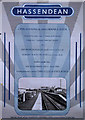 A poster at Hassendean Station