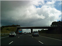 SK5295 : Bridge over the M18 by Andrew Abbott