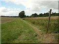 Public footpath near Groton