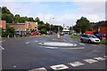 Mini-roundabout on Lane End Road
