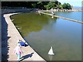 Model boat lake, Salthouse Bay, Clevedon