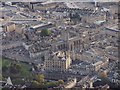 Bath Abbey, etc., from a balloon