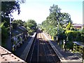 Eccleston Park station from Portico Lane