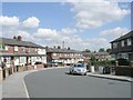 Westbury Place North - viewed from Motorway end