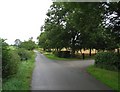 Green Lane passes the entrance to Seldom Seen Farm