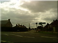 Road junction in Glapwell