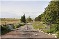 Gated track onto a brownfield site near Drumloch