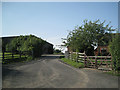 SP1668 : Entrance to Hill Barn Farm, Ireland's Lane by Robin Stott
