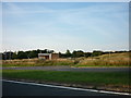 A disused building at the Laceby roundabout