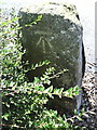 Benchmark on back of milestone on Abingdon Road