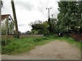 Footpath between houses