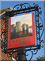 TQ7825 : The Castle Inn sign by Oast House Archive