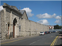 TQ7656 : Maidstone Prison Wall by Oast House Archive