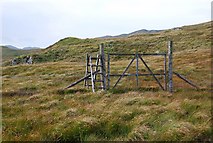 NR8477 : Deer fence, gate and stile by Patrick Mackie