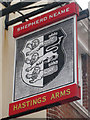 TQ8209 : Hastings Arms sign by Oast House Archive