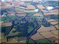 Great Offley from the air