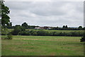 Houses on the edge of Dunton Green, from the Darent Valley Path