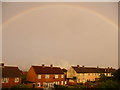 Northbourne: rainbow over Leybourne Avenue