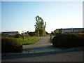 A public footpath in Europarc, Grimsby