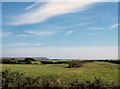 Cliff-top farmlands east of Ty Mawr