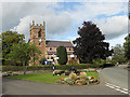 Village green & church of St. Chad