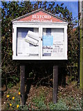 TM4177 : Blyford Village Notice Board by Geographer