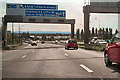 M60 Sign Gantry, Approaching Junction 10.