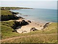 The beach at Porth Towyn