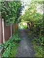 Footpath between Whitewell Road and Accrington Cricket Ground