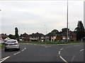 Semi-detached houses at the M54 junction