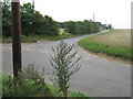 Road junction near Listways Cottages