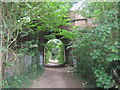 Railway bridge over a bridleway