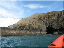 SM7025 : Caves on north coast of Ramsey Island by Gareth James