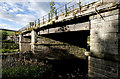 A disused railway bridge over the Gala Water