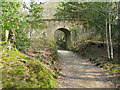 Footbridge over a bridleway