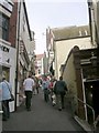 Thoroughfare leading from New Quay Road to Flowergate