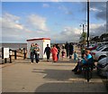 Cleethorpes prom long shadows