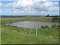 Disused reservoir at site of Crake Scar Colliery