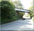 Railway bridge across Nelson Road