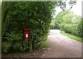 Bashley, pillar postbox