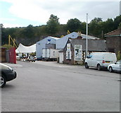 ST5393 : Entrance to Station Industrial Estate, Chepstow by Jaggery