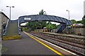 N0589 : Dromod Railway Station (3) - footbridge, Dromod/Dromad by P L Chadwick