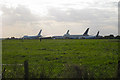 Planes at Manston Airport