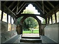 Inside the south porch of Lindsey parish church