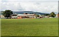 The view NW from the edge of John Fielding Gardens, Llantarnam