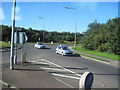 Roundabout at the junction of A131 and Coggeshall Road